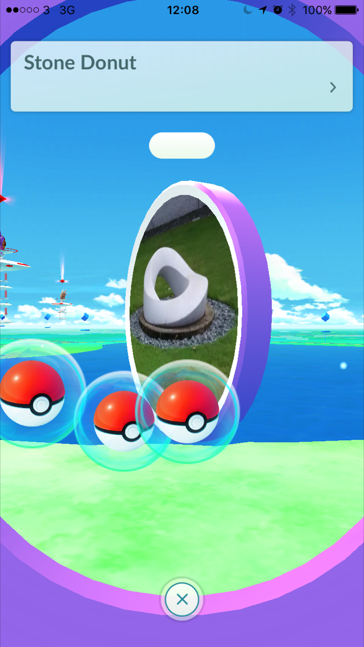 Pokemon GO Pokestop – Stone Donut