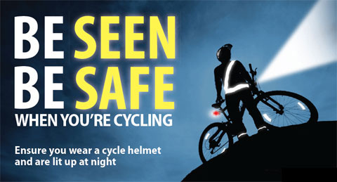 Road Safety GB Operation Flashlight cycle safety