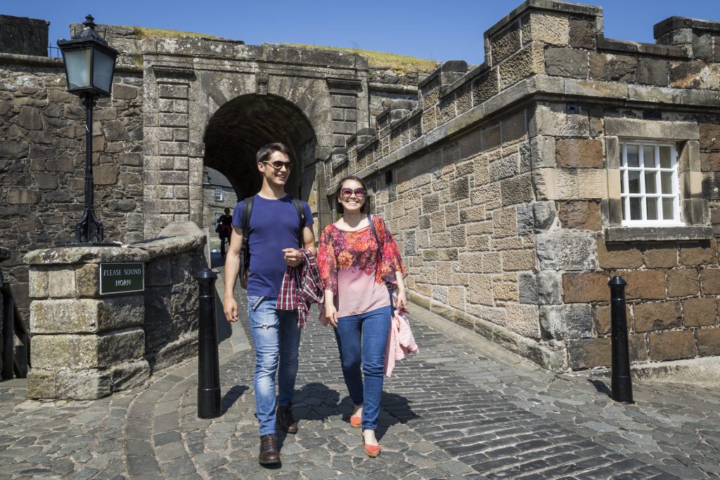University of Stirling students explore Stirling Castle