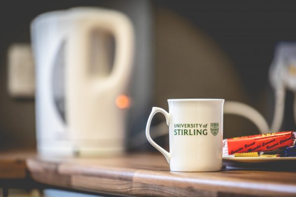 University of Stirling mug and kettle