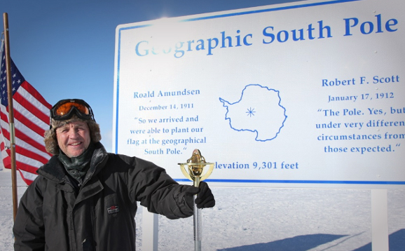 Doug Allen at the South Pole