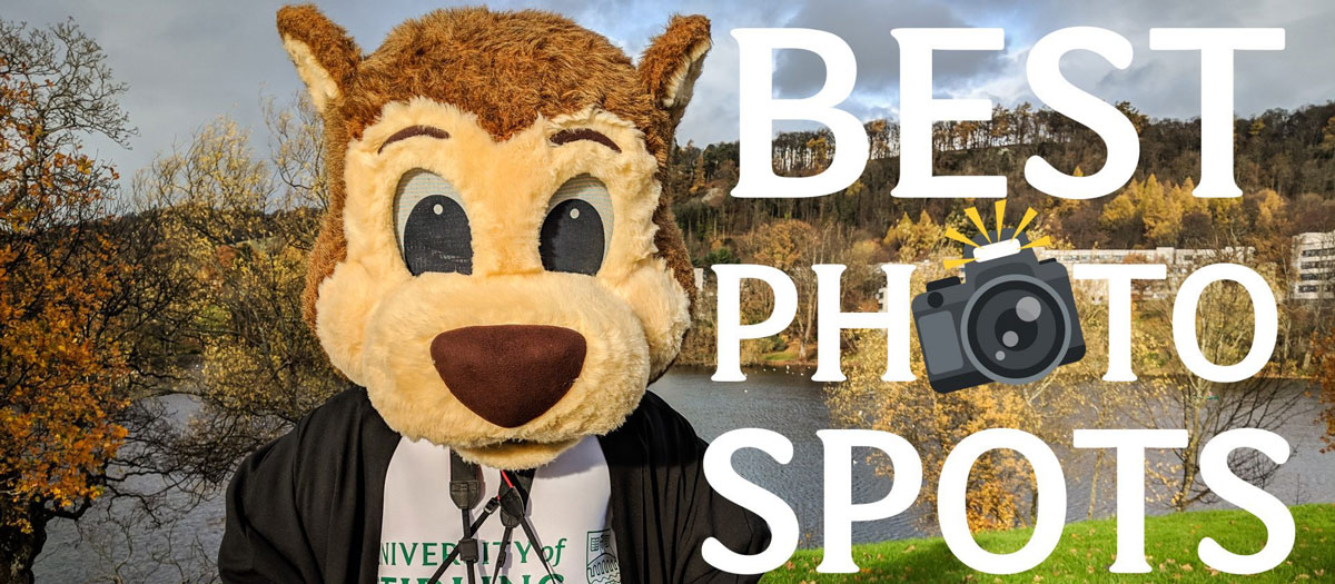 Best photo spots for University of Stirling graduation