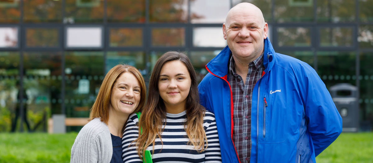 A family at Clearing